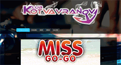 Desktop Screenshot of klubkotvavranov.cz