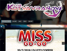 Tablet Screenshot of klubkotvavranov.cz
